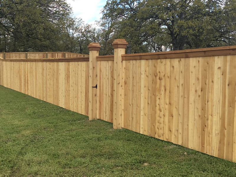 Wood fence Northwest Arkansas
