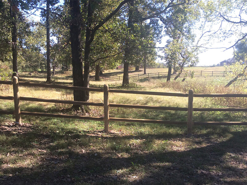 Wood fence installation NWA