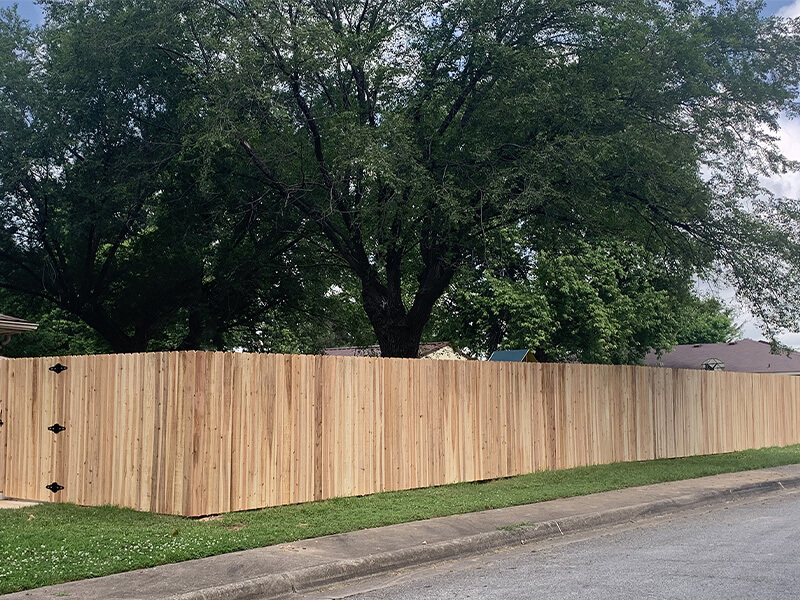 Wood fence Fayetteville AR
