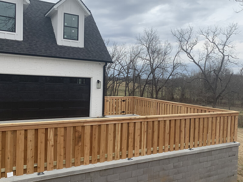 Wood fence Thomas Fence NWA